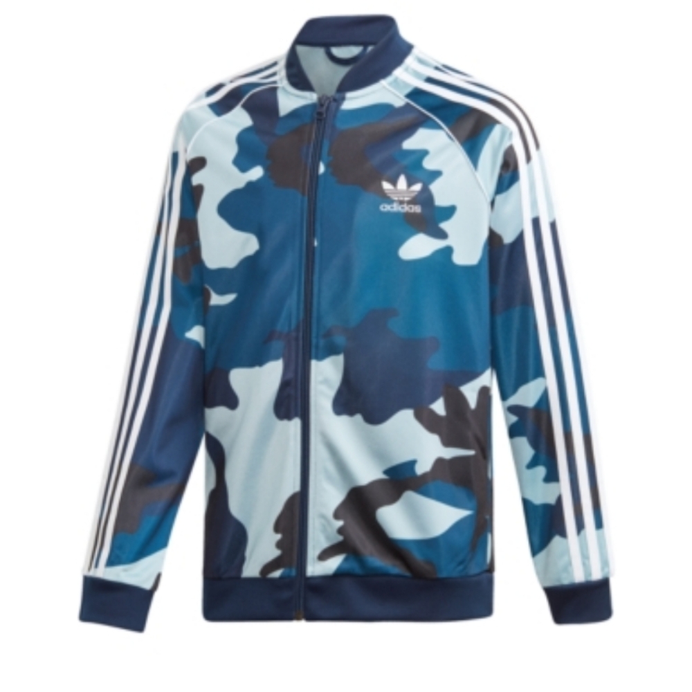 Boys Adidas Originals Camo Track Jacket Size M